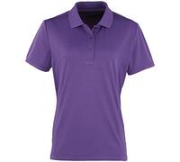 Premier - Women's CoolcheckerÆ piquÈ Polo - Purple - XS