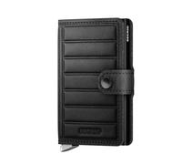 Premium Emboss Lines Miniwallet MEI-schwarz