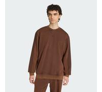 Premium Essentials Retro Washed Sweatshirt mit Rundhalsausschnitt Aurora Coffee XL