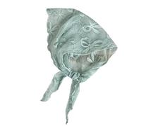 Premium Halstuch aus Häkelspitze für Damen, künstlerische Ausschnittdetails, pflegeleicht, Turban Hüftbezüge, Accessoire, Mehrzweck Spitzenwickel für Outfits
