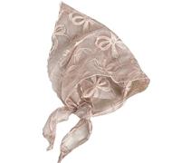 Premium Halstuch aus Häkelspitze für Damen, künstlerische Ausschnittdetails, pflegeleicht, Turban Hüftabdeckungen, Zubehör, leichter dreieckiger Spitzenschal