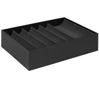 Premium Living Schmuckbox Unit - S in Grau , in Grau , Textil, Holzwerkstoff , 34x10.5x43 cm , Dekorfolie,Webstoff,Nachbildung , 004201002710