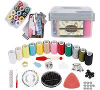 Premium-Nähset - tragbares Nähzubehör für Anfänger, Reisende und Notfall-Kleidung, DIY-Handwerkszubehör mit Faden, Schere, Nadeln, Maßband und anderem Zubehör