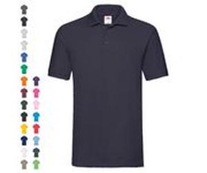 PREMIUM POLO | Poloshirt Herren & Damen – Klassisches Baumwoll-Poloshirt mit Rippkragen, Dreiknopfleiste und Seitenschlitzen – Classic Fit maigrün 3XL