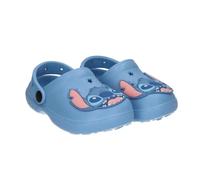 Premium Stitch Clogs für Jungen und Mädchen, Disney-Clogs, offizielles Lizenzprodukt, 100% EVA, Blau, mit Pins und Riemen, leichte und bequeme Sommerschuhe für Strand und Pool, blau, 32/33 EU