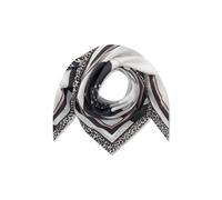 Premium Tuch aus reiner Seide mit Elefantenmotiv weiß - Gr. - one size