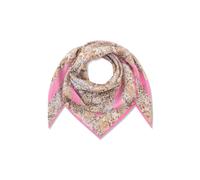 Premium Tuch aus reiner Seide mit Schlangenmuster beige - Gr. - one size