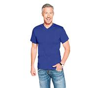 Promodoro Herren T-Shirt E3025 – Premium V-Ausschnitt, Kurzarm, Royal M