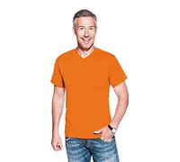 E3025 Promodoro Herren Premium V Ausschnitt T-Shirt Kurzarm Orange L