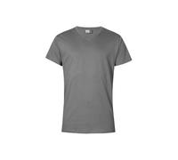 Promodoro Herren Premium V-Ausschnitt T-Shirt E3025 Kurzarm Stahlgrau 4XL