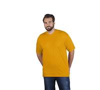 Premium V-Ausschnitt T-Shirt Plus Size Herren, Orange, 4XL