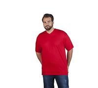 E3025 Promodoro Herren Premium V Ausschnitt T-Shirt Kurzarm Fire Red 3XL