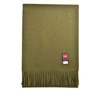 PREMIUMARMADA Purer Wollschal aus 100% Wolle Alpaka, eleganter Winterschal, Wollschal aus feiner 100% Alpaka Wolle, weich, warm, pures elegantes Naturhaar unisex, natur (army olive)