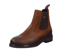 Gant Chelsea Boots mit Logo-Stitching Modell 'Prepdale' in Cognac, Größe 42