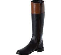 Pretty Ballerinas Nappa-Stiefel im Reiter-Stil Schwarz/Cognac (Größe: 40)