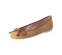 Pretty Ballerinas Velours-Ballerinas Angelis Ambusch (Größe: 40) 40 braun