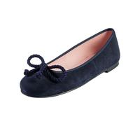 Pretty Ballerinas Velours-Ballerinas Angelis Dunkelblau (Größe: 37) 37 blau