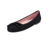 Pretty Ballerinas Velours-Ballerinas Angelis Schwarz (Größe: 38) 38 schwarz