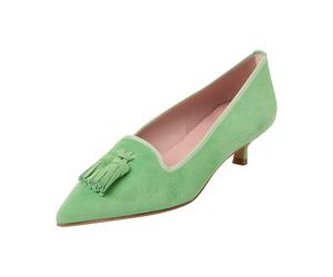 Pretty Ballerinas Velourspumps Angelis Hydra (Grün) (Größe: 38) 38 grün