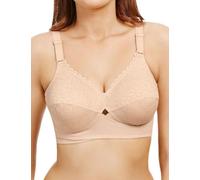 Pretty Polly Damen Klassischer Vollschalen BH mit voller Abdeckung, Blickdicht, Beige (Nude), 85E