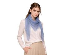 Prettystern Damen Kaschmir-Wolle leicht dünn Ring Halstuch aus feiner Cashmere Fäden für Frühling Sommer B04 Blau