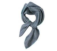 Prettystern handrolliertes Seiden-Halstuch Damen Herren reine Seide Bandana Stirntuch Sommer Frühling Seiden-Tuch 36 Blau Türkis