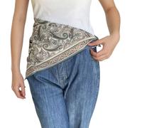 Prettystern Unisex Seide Baumwolle Mix 65/65 cm Halstuch handrolliert Nickituch Kopftuch Bandana Seidenhalstuch Damen & Herren