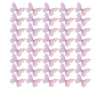 PRETYZOOM 100 Stück 45cm Kleiner Tüll Schmetterlingshaarspangen Doppellagig 3D Haarspangen mit Schmetterlingsmotiv Dekorative Haarklammern für Damen Teenager Cosplay und Chinesische Tracht