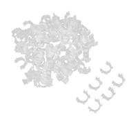 PRETYZOOM 100 Stück Silikon Spulenklemmen für Nähmaschinen Transparent Garnspulenhalter zur Fadenfixierung Verhedderungsfreie Garnorganisation für Hobby und Profi Näher