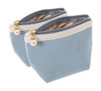 PRETYZOOM 2stücke Kleine Kosmetiktasche für Damen Tragbare Reise-Kosmetiktasche Kompakte Make-up Tasche für Handtasche Kleine Schminktasche mit Wasserabweisendem Material