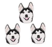 PRETYZOOM 3 Stück Hunde Stickapplikationen zum Aufnähen mit Niedlichem Design Bestickt aus Stickgarn für Selbstgemacht Bastelprojekte und Reparieren von Löchern bei Kinderkleidung