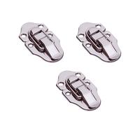 PRETYZOOM 3 Stück Kofferschlösser aus Edelstahl Wasserresistente Eisenriegel mit Glatter Oberfläche für Gepäck und Holzkisten im Büro und Laden