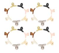 PRETYZOOM 70 Stück Kleiner Haarspangen 4,5cm Rutschfest Kunststoff Transparent Bunt Haarclips Für Feines Haar Reisen Schule