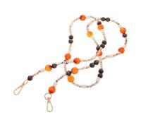 PRETYZOOM Acryl Handtaschenkette als Langer Kettenriemen für Umhängetaschen | Bunte Perlenoptik, Leichter Ersatzriemen, Modisches Zubehör für Party und Shopping