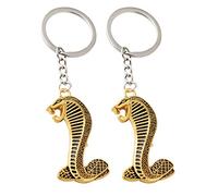 PRETYZOOM Kreative Schlüsselanhänger 2Er Set Aus Edelstahl Handgefertigte Einzigartige Schlange Schlüsselringe Für Taschen Rucksäcke Und Schlüsselbund