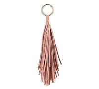 PRETYZOOM Quasten Schlüsselanhänger PU Leder Rosa Quast Anhänger Schlüsselbund Rucksäcke Handtasche Autoschlüssel Dekoration Geburtstag Jubiläum Freundschaft Geschenk