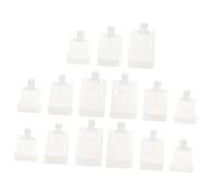 PRETYZOOM Reisetasche Lotion Beutel 15 Stück 30ml 50ml 100ml Klar Nachfüllbare Kosmetikflaschen Lebensmittelgeeigneter Kunststoff Transparent Tragbar Für Reise Kulturbeutel
