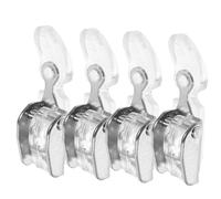 PRETYZOOM Robuste Haushalts Nähfüße 4 Stück Reißverschlussfuß aus Verschleißfestem Metall Kompatibel mit Meisten Nähmaschinen Vielseitig für Quilt und Nähprojekte Einfache Montage