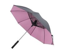 Prevessel Sonnenschirm mit Faltbaren Flügeln und UV-Schutz für Outdoor-Reisen, Wiederaufladbarer Ventilator-Regenschirm für Sonnenschutz, UV-Block, Tragbarer Regenschirm mit Ventilator für Reisende