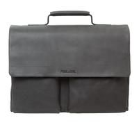 Jüscha Businesstasche District, 30x41x14cm, Leder, dunkelgrau - 47260