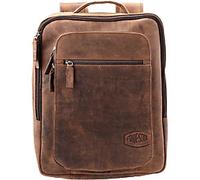 PRIDE AND SOUL Laptop-Rucksack JESTER 15.6 Leder Braun 31 x 13,5 x 40 cm