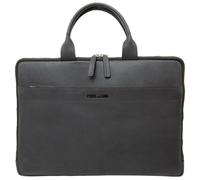 Pride and Soul Rate Aktentasche Leder 39 cm Laptopfach grau (47262) grau