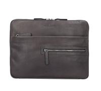 Pride and Soul Schreibmappe Terra – Leder, Tabletfach, 34 cm, grau (47263)