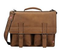 Alassio Aktentasche EARL 15 " Leder Hellbraun 42 x 14,5 x 32 cm