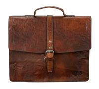 Pride & Soul Aktentasche Jayden 47183 8x37x30cm Leder braun