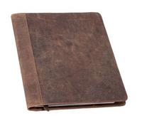 PRIDE & SOUL Konferenzmappe WINSTON Leder DIN A4 braun St.