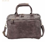 Pride and Soul Aktentasche 42 cm Laptopfach grau-braun (47302) braun