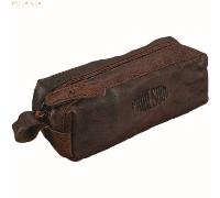 Pride & Soul Schlamperrolle 20x7x8cm Leder braun
