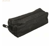 Pride & Soul Schlamperrolle 20x7x8cm Leder schwarz