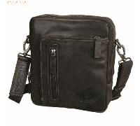 Pride and Soul Umhängetasche WRETCH, aus echtem Leder, ca. 27 x 24 x 7 cm, braun